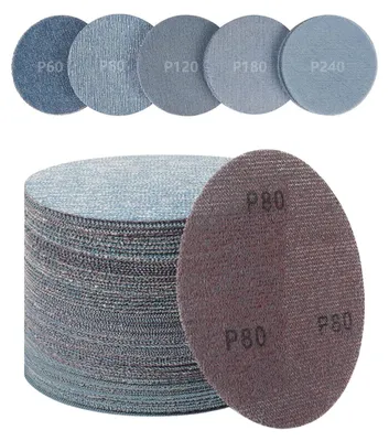 Produktbild von Schleifpapier Klett 150mm Keramik 30 Stück Mix Körnung für Exzenterschleifer