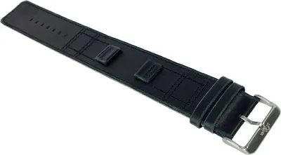 Produktbild von s.Oliver Unterlageband 14mm Leder Ersatzband schwarz glatt SO-1808-LQ