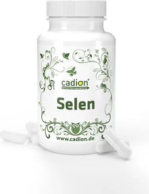 Produktbild von Cadion Selen 100% natürliches Selen aus Senfkörnern  ausreichend für 3 Monate