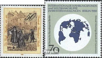 Produktbild von Briefmarken Berlin (West) 1988 Mi 813,817 (kompl.Ausg.) postfrisch Kurfürst