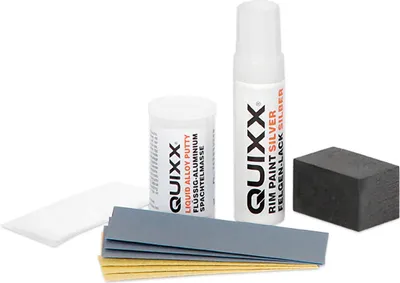 Produktbild von Quixx, Reparaturset für legierte Felgen, Farbe:Silber