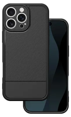 Immagine prodotto di Custodia protettiva in fibra di carbonio per iPhone 16 Pro Max da 6,9", colore nero