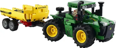 Produktbild von LEGO Technic John Deere 9620R 4WD Tractor, mit kippbarem Anhänger, klassisches Bauernhofspielzeug für Kinder, Jungen und Mädchen ab 8 Jahren, Sammlermodellbausatz 42136
