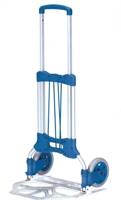 Zdjęcie produktu dla fetra 1732, Aluminium, Plastik, Wózek transportowy (magazynowy ręczny), Aluminium, Niebieski, 125 kg, 2 szt., Guma