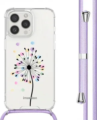 Immagine prodotto di Custodia di design imoshion con cinturino iPhone 15 Pro Max - Sandstone Dandelion