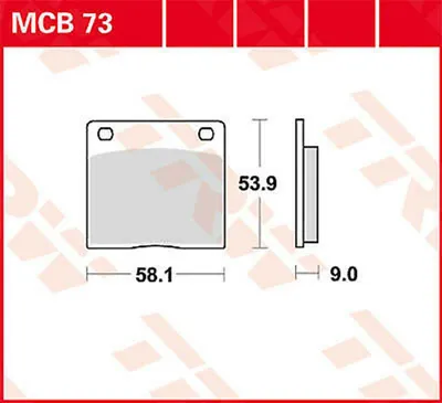 Immagine prodotto di Set di pastiglie freno TRW LUCAS MCB073 GS550T GS550E Z1000 KZT00A
