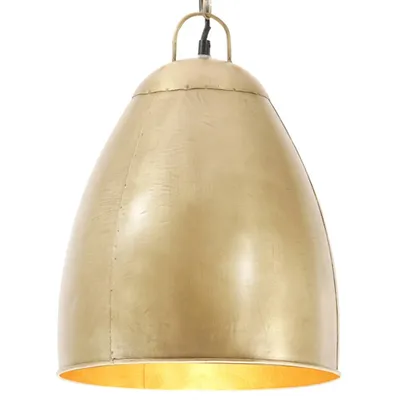 Produktbild von The Living Store Hängelampe Industriestil 25 W Messing Rund 32 cm E27