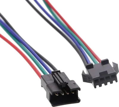 Produktbild von JST SM2.54 Kabelset 4P Stecker und Fassung