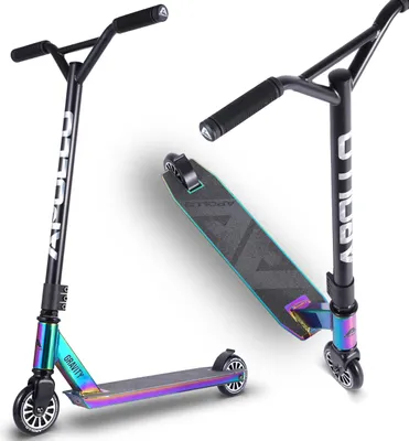 Immagine prodotto di Apollo Stunt Scooter Gravity - Monopattino per bambini e adolescenti, dai 6 anni in su, adatto anche ai principianti, Rainbow