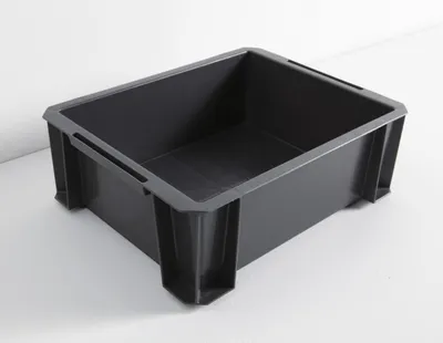 Image de bac de manutention IRIS plastique anthracite l.35 x P.27.5 x H.12 cm cm, 8 l