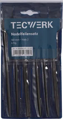 Obrázek produktu pro Sada jehlových pilníků délka 160 mm řez 2 6 kusů