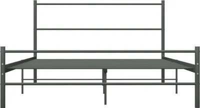 Produktbild von "2026 Aktion"Bettgestell - CLORIS - Doppelbett - Robust und langlebig - Grau Metall 160×200 cm - Einfache Montage -  - NeuMöbel9131770