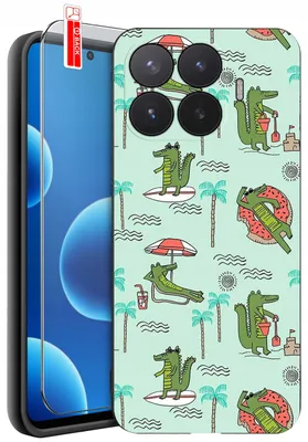 Immagine prodotto di Custodie per Xiaomi 17T Pro – Design | Custodia in silicone opaco + vetro temperato 9H