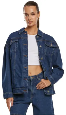 Produktbild von Urban Classics Damen Jeansjacke Ladies Oversized 90`s Denim Jacket, Jeansjacke f