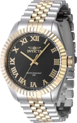Obrázek produktu pro Invicta Specialty 47401 Pánské Hodinky - Quartz Hnutí - Nerezová Ocel s Černým Ciferníkem - 43 mm