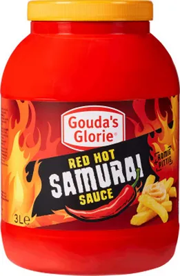 Produktbild von Gouda's Glorie - Red Hot Samurai Sauce - 3 Ltr