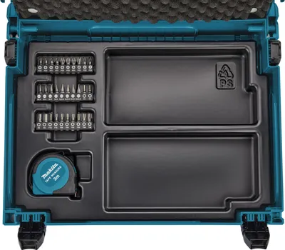 Immagine prodotto di Makita SDS-plus Set di punte e trapani 65 pezzi + Makpac ( B-69478 ) per legno / pietra / metallo