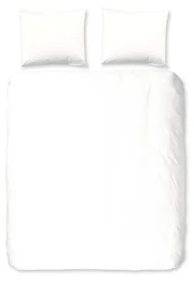 Immagine prodotto di Biancheria da letto "Uni" - Bianco - (200x220 cm) - 100% cotone