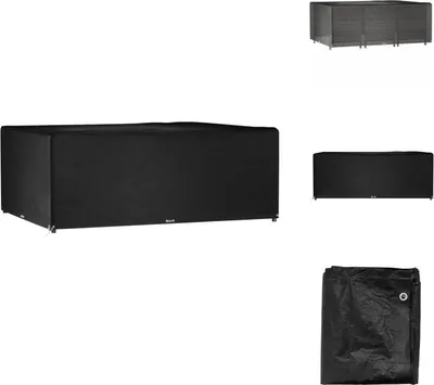 Obrázok produktu pre vidaXL Obal na záhradný nábytok 16 očiek 278x204x105 cm Obdĺžnikový - Ochranné kryty na záhradný nábytok