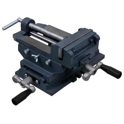 Produktbild von vidaXL Schraubstock Kreuztisch Handbetrieben 127 mm