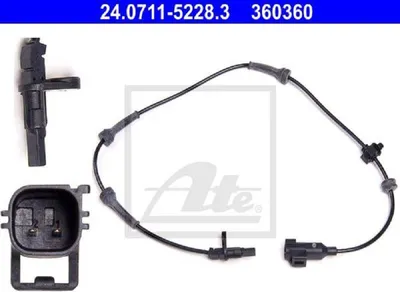 Produktbild von ATE ABS Sensor Raddrehzahl Hinten für LAND ROVER Freelander 2 SUV (L359) 24.0711-5228.3