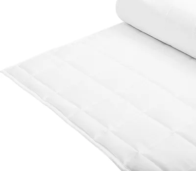 Zdjęcie produktu dla BELIANI Kołdra biała poliestrowa 135 x 200 cm lekko wypełniona przeszywana