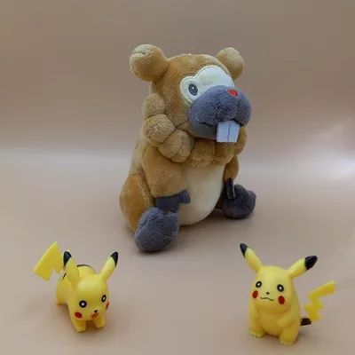 Obrázek produktu pro Pokémon Bidiza plyšák - 13 cm plyšová hračka Bidoof