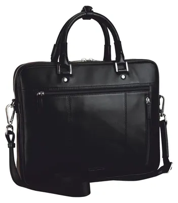 Produktbild von LEONHARD HEYDEN Leder Aktentasche Laptoptasche mit Laptopfach Montreal Briefcase 1 Compartment Black schwarz