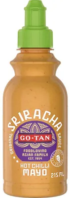 Immagine prodotto di Go-Tan Sriracha Mayo 215g – Maionese Sriracha cremosa e piccante per salsa e salsa