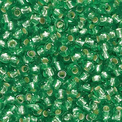 Produktbild von Rocailles 2,5 mm grün VE=20g