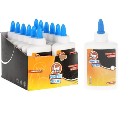 Produktbild von Weißleim Holzleim Bastelkleber Mr. Glue 120 ml white glue