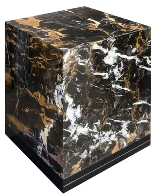 Image de Casa Padrino Table d'Appoint Noir 40 x 40 x H. 50 cm - Décoration de salon de luxe