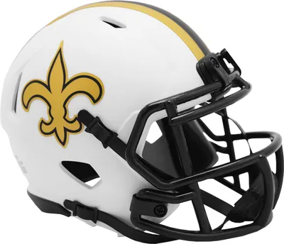 Produktbild von NFL New Orleans Saints Mini Helm Speed Lunar Eclipse Riddell Footballhelm