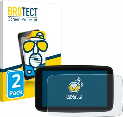 Produktbild von 2x BROTECT Schutzfolie für TomTom GO Discover 7" Displayschutz Displayschutzfolie Folie Matt Entspiegelungsfolie