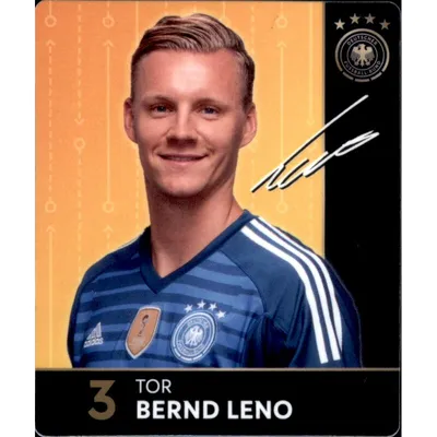 Obrázek produktu pro 3 - Bernd Leno - REWE WM18 obchodní karta