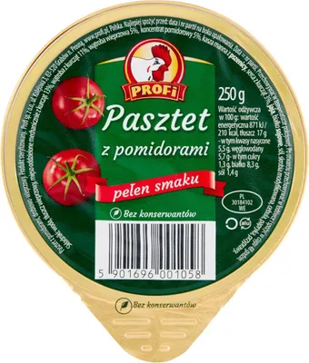 Zdjęcie produktu dla Profi Pasztet z pomidorami 250g