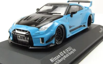 Obrázek produktu pro Solido 421438230 Nissan GT-R R35 Liberty Walk LB-Works 2019 modrá 1:43
