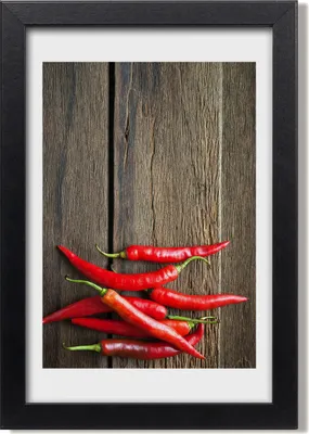 Produktbild von Bild 20x30 MDF-Rahmen, Wandkunst Chilischoten