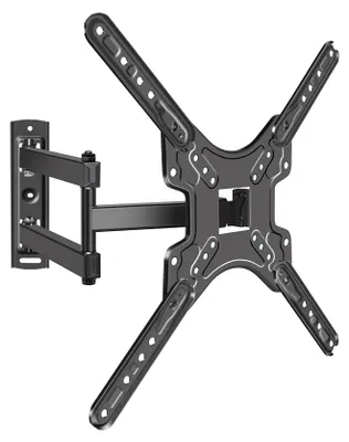 Productafbeelding van TV wandbeugel - Draaibaar en kantelbaar - 14 tot 60 inch - Max. 30 kg - Vesa 400 x 400 mm - Met 3 armen