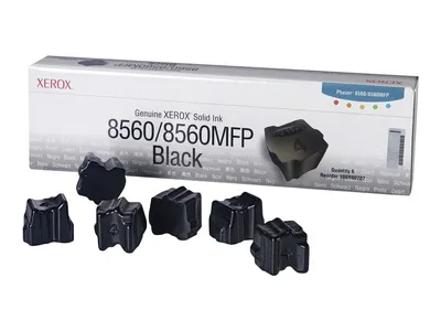 Produktbild von Xerox 108R00727 Festtinte Tintenpatrone - Schwarz - Original - 6 / Pack - Festtinte - 6er Pack
