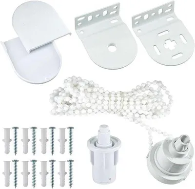 Image de Kit de réparation pour rouleaux 32 mm - poignées à pince, poignée à chaîne, vis - pièces de rechange pour assemblages de rouleaux