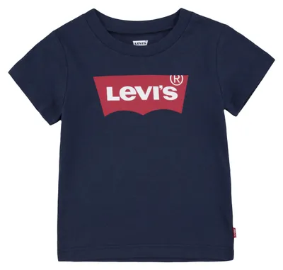 Obrázek produktu pro Tričko s krátkým rukávem a asymetrickým střihem "batwing" od značky Levi's Kids, modré, velikost 24 měsíců, pro chlapce