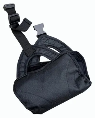 Image de INF Culotte menstruelle pour chien - Protection lavable et réutilisable pour chienne, polyester respirant et doublure coton, taille ajustable Le noir M