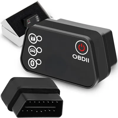 Produktbild von OBD2 Diagnosegerät mit Bluetooth & Auslesegerät – ELM327 v2.2 Fehlercodeleser für Motor, Getriebe, ABS & SRS, Echtzeitdaten Alle KFZ Retoo