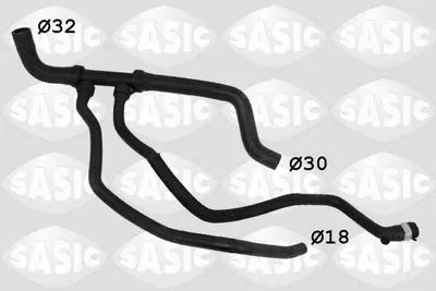 Produktbild von SASIC Kühlerschlauch Wasserschlauch für RENAULT LAGUNA II Grandtour (KG0/1) 3404162