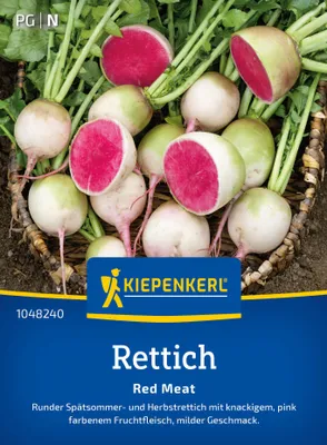 Produktbild von Kiepenkerl Rettichsamen Red Meat Raphanus sativus niger 8-10 lfd. Meter