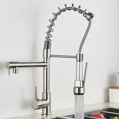 Obrázek produktu pro Kuchyňská baterie Pull-Out Shower Tap z nerezové oceli Dřezová baterie
