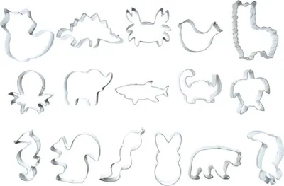 Immagine prodotto di Secchiello con 16 tagliabiscotti, mondo animale