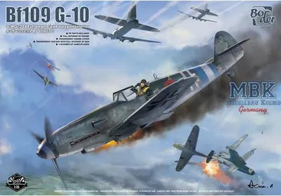 Image de MODÈLE RÉDUIT BF-013 Messerschmitt Bf 109 G-10