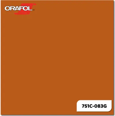 Produktbild von Plotterfolie ORACAL 751C-083G Haselnussbraun glänzend 31,5 x 20 cm